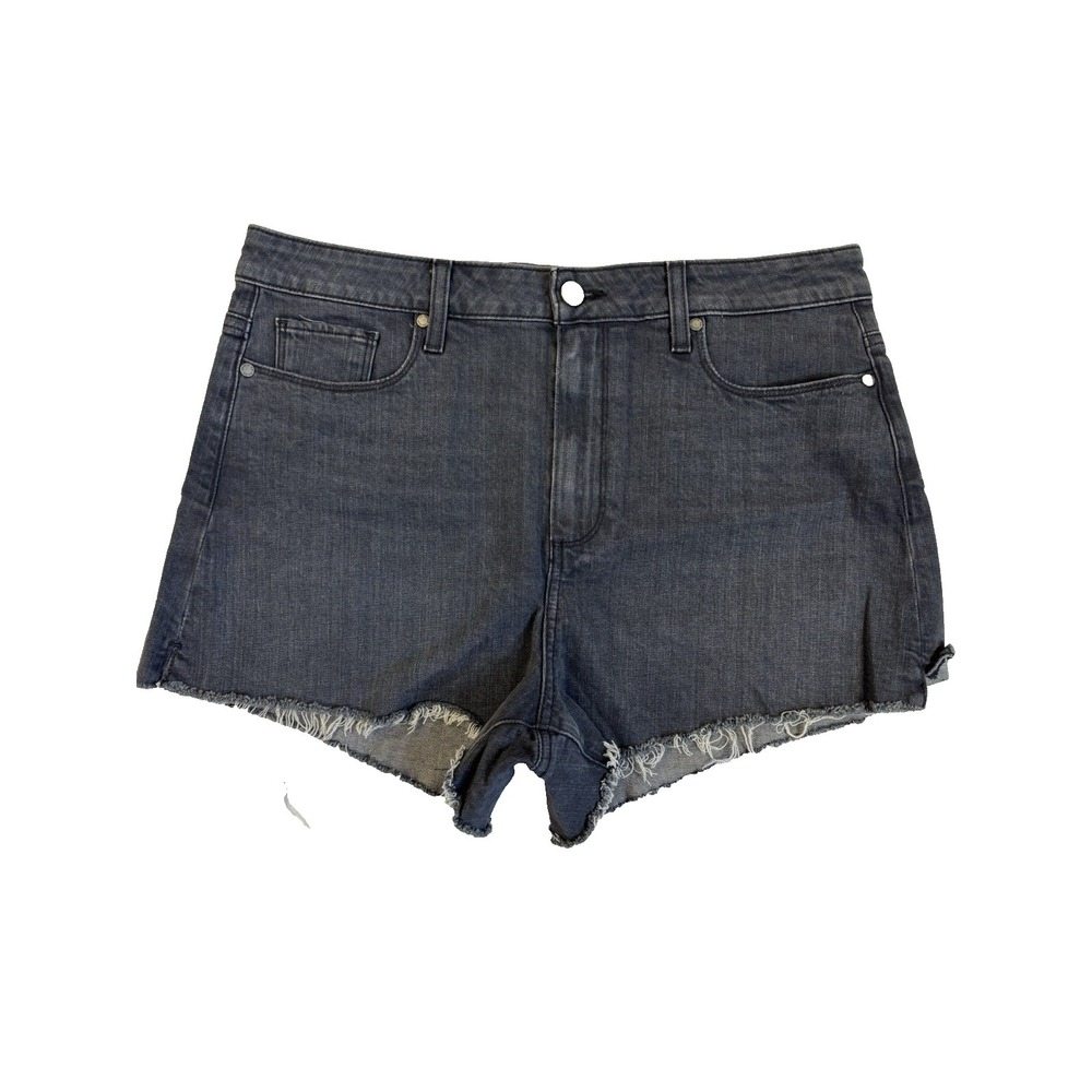 Paige Women's 32 Sexy Gray Cut Off Denim Shorts Margot Booty Festival Concert